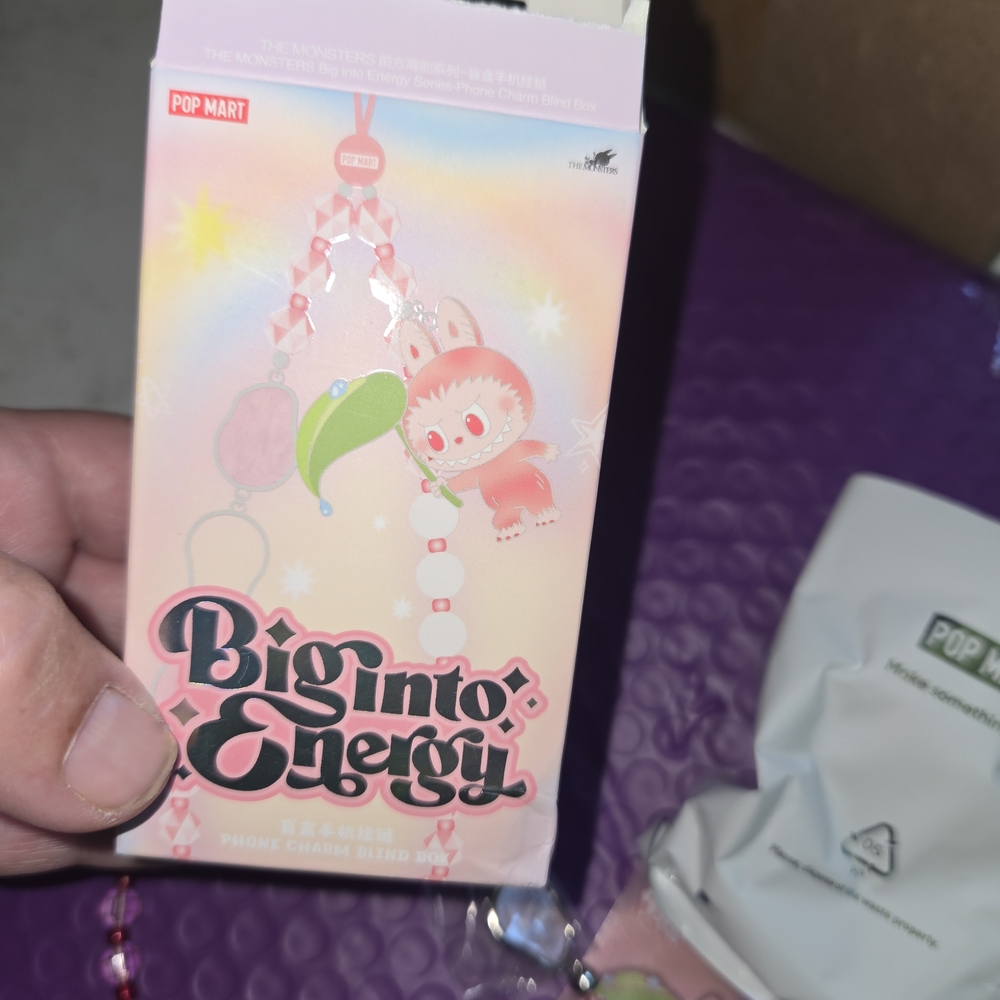 Big Into Energy Labubu Phone Charm - Picture 4 of 6